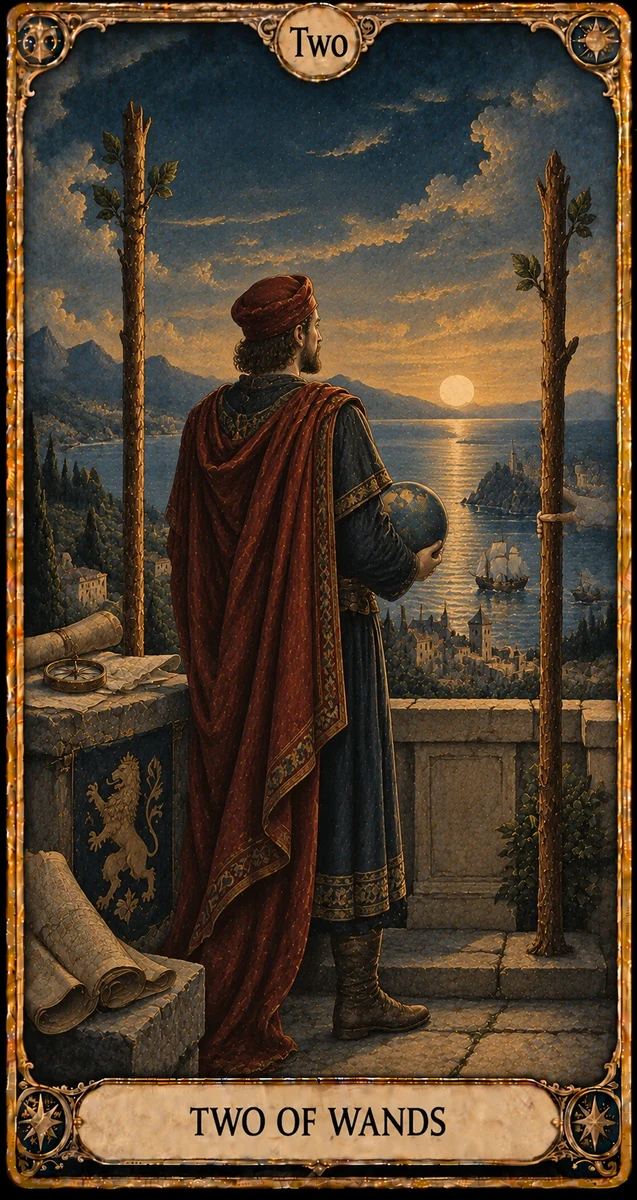 TWO OF WANDS