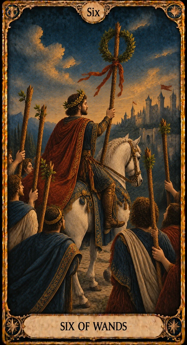 SIX OF WANDS