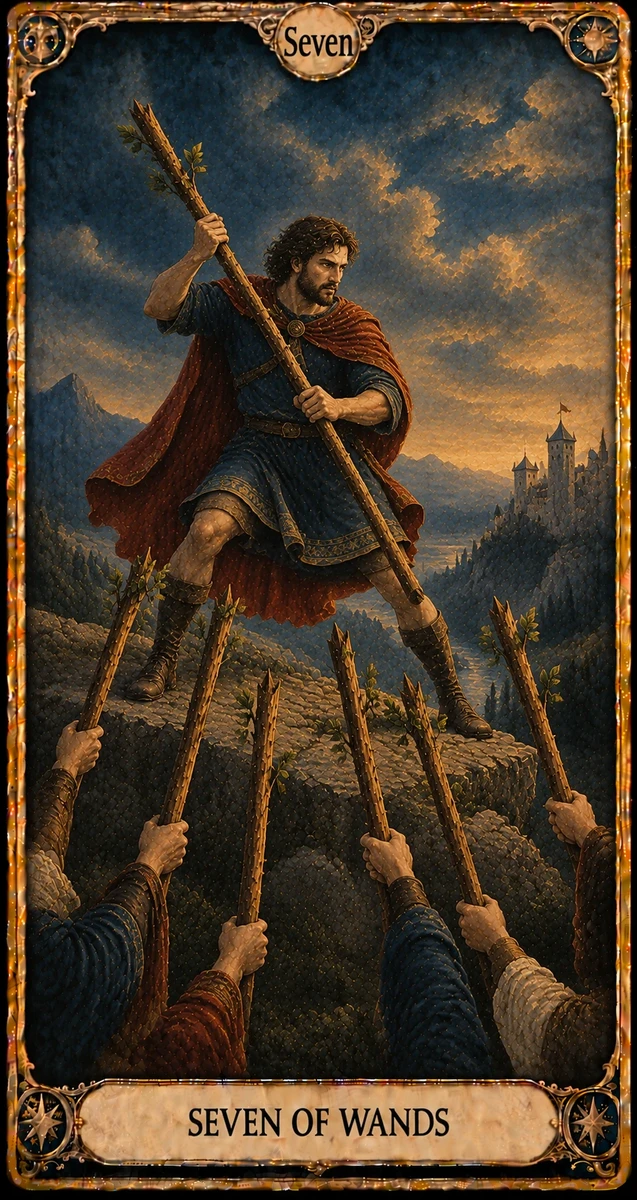 SEVEN OF WANDS