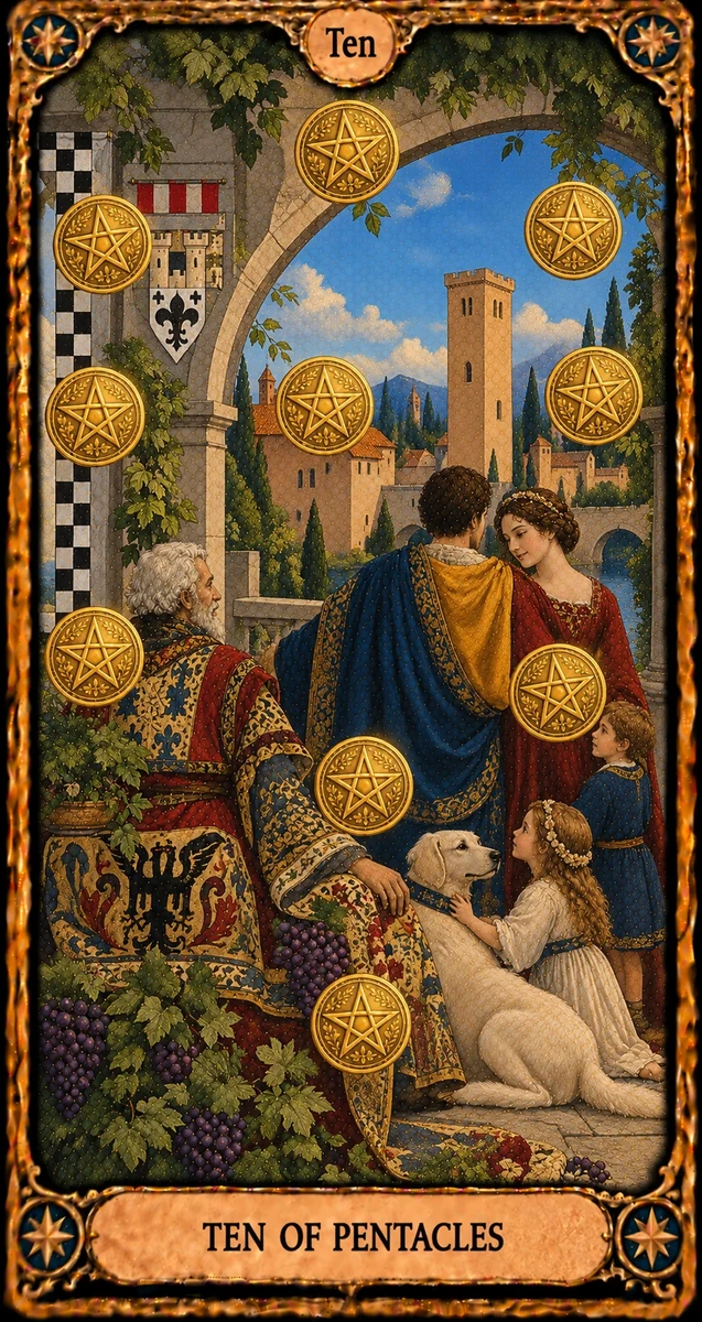 TEN OF PENTACLES